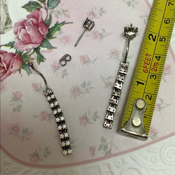 🌸Sterling Studs & Earring Jackets - Picture 2 of 3